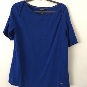 Blue long sleeve blouse